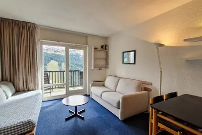 Image de 300m du centre station, 5ème étage, télévision, casier à ski, 25m², Flaine
