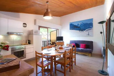 Image de 100m des commerces, 4ème étage, balcon, télévision, 70m², Les 2 Alpes