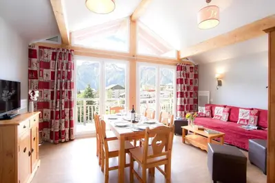 Image de Pied des pistes de ski, remise en forme, télévision, casier à ski, 23m², Les 2 Alpes