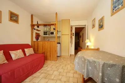 Image de 1er étage, balcon, parking, télévision, casier à ski, 27m², Les Houches