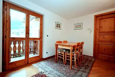Image de 1er étage, vue montagne, balcon, parking, télévision, 40m², Les Houches