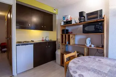 Image de À 150m des pistes de ski, 1er étage, balcon, 28m², Val Thorens