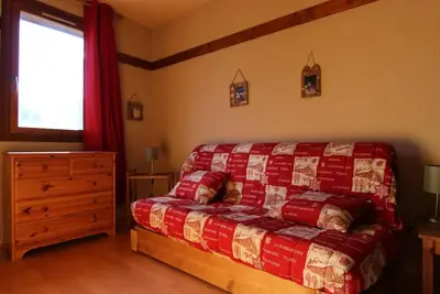 Image de 200m du centre station, Rez-de-chaussée, balcon, télévision, casier à ski, 30m², Val Thorens