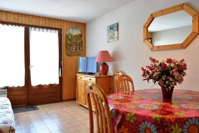 Image de 1er étage, terrasse, parking, télévision, 31m², Le Grand Bornand