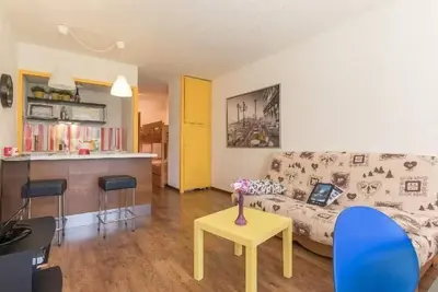 Image de Vue montagne, balcon, parking, télévision, 28m², Montgenèvre
