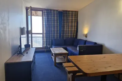 8ème étage, vue vallée, télévision, 40m², Les Arcs