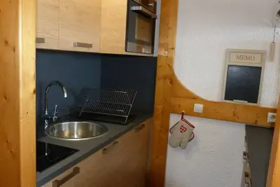 50m du centre station, Rez-de-chaussée, vue vallée, télévision, 33m², Les Arcs