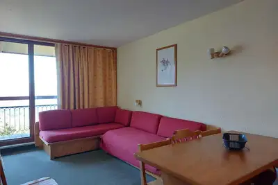 6ème étage, vue vallée, télévision, 40m², Les Arcs