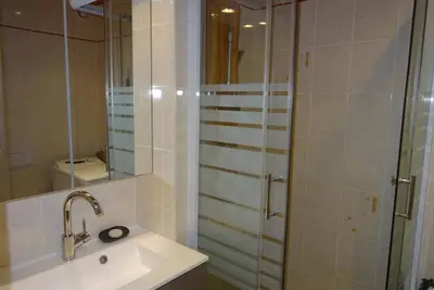 Image de Centre station, 5ème étage, vue sapins, balcon, télévision, 25m², Les Arcs