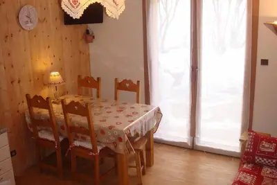 Image de 290m du centre station, Rez-de-chaussée, terrasse, parking, casier à ski, 39m², Valloire