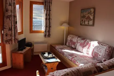 Image de Sauna, hammam, balcon, télévision, casier à ski, 28m², Val Thorens