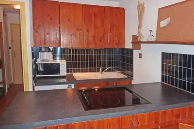 Image de 50m du centre station, 1er étage, balcon, télévision, 28m², Les Orres