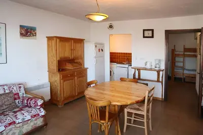 Image de Centre station, 3ème étage, vue vallée, balcon, télévision, casier à ski, 40m², Les Orres