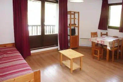 Image de Centre station, 5ème étage, balcon, télévision, casier à ski, 22m², Les Orres
