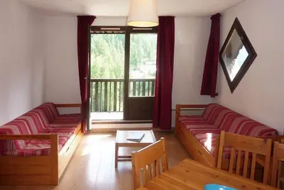 Image de Centre station, 5ème étage, balcon, télévision, casier à ski, 30m², Les Orres