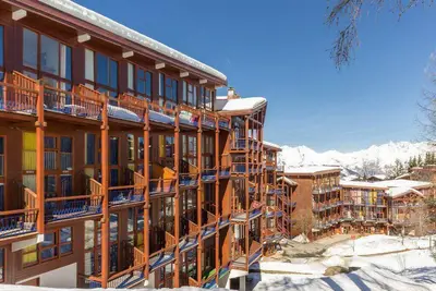 Image de À 20m des pistes de ski, 3ème étage, balcon, télévision, 40m², Les Arcs