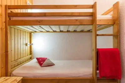 Image de 50m du centre station, 7ème étage, vue vallée, balcon, télévision, 24m², Les Arcs