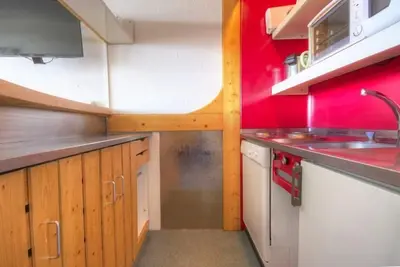 Image de 10m du centre station, 2ème étage, vue vallée, balcon, télévision, 33m², Les Arcs