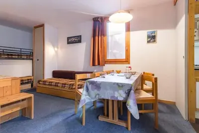 Image de 150m du centre station, Rez-de-chaussée, terrasse, télévision, 30m², Montchavin La Plagne