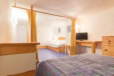 Image de 300m du centre station, 2ème étage, balcon, télévision, 33m², Les Arcs