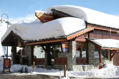 Image de Pied des pistes de ski, sauna, hammam, balcon, télévision, casier à ski, 35m², Val Thorens