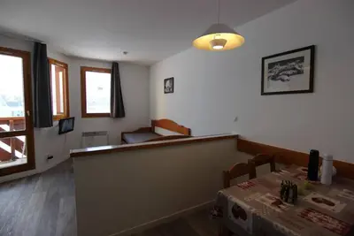 Image de Sauna, hammam, balcon, télévision, casier à ski, 28m², Val Thorens