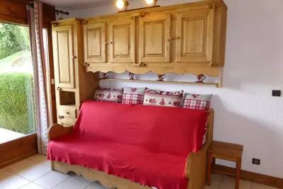 Rez-de-chaussée, vue montagne, terrasse, télévision, 20m², Combloux