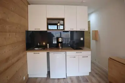 Image de Centre station, 7ème étage, vue vallée, balcon, télévision, casier à ski, 27m², Les Orres