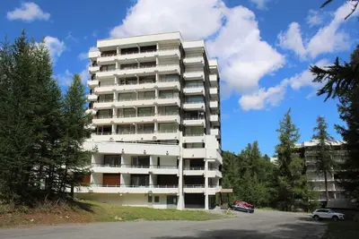 Image de Pied des pistes de ski, 4ème étage, balcon, télévision, casier à ski, 45m², Vars