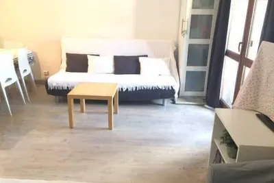 10m du centre station, 5ème étage, vue pistes de ski, balcon, télévision, casier à ski, 30m², Risoul