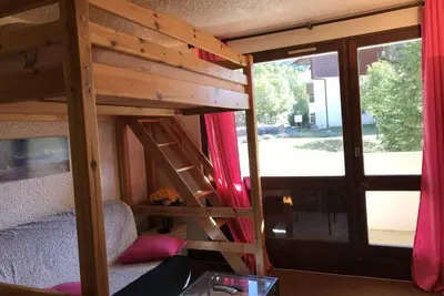 Image de Wifi, 1er étage, balcon, télévision, casier à ski, 24m², Villard de Lans