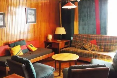Image de À 150m des pistes de ski, 1er étage, parking, télévision, casier à ski, 55m², Orcières Merlette 1850
