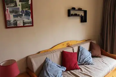 Image de 200m du centre station, 3ème étage, balcon, télévision, casier à ski, 34m², Superdévoluy