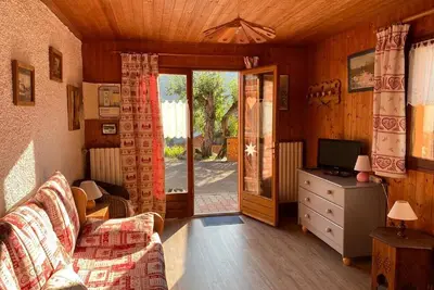 Image de Rez-de-chaussée, terrasse, parking, télévision, 30m², Châtel