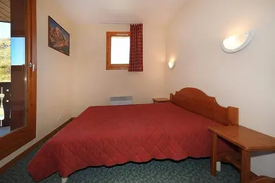 Image de Pied des pistes de ski, 2ème étage, balcon, télévision, casier à ski, 40m², Les Menuires