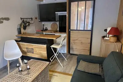 Image de Rez-de-chaussée, terrasse, télévision, casier à ski, 22m², Pralognan-la-Vanoise
