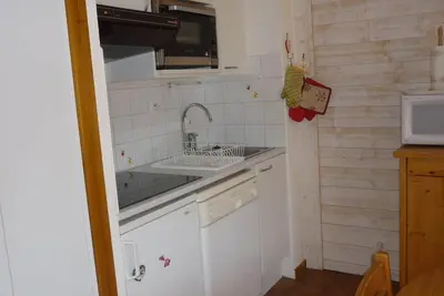 Image de Rez-de-chaussée, balcon, parking, télévision, casier à ski, 30m², Pralognan-la-Vanoise