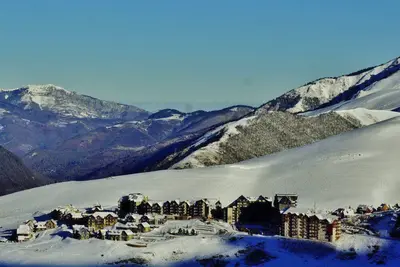Image de 3ème étage, balcon, télévision, casier à ski, 36m², Peyragudes