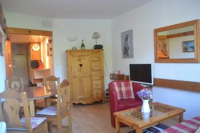 Image de Centre station, 6ème étage, vue montagne, balcon, télévision, 25m², Les Arcs