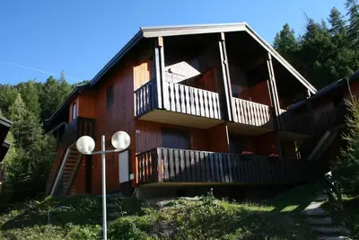 Image de 1er étage, balcon, télévision, casier à ski, 35m², La Norma