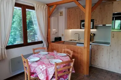 Image de 1er étage, vue pistes de ski, balcon, parking, télévision, 40m², Le Grand Bornand