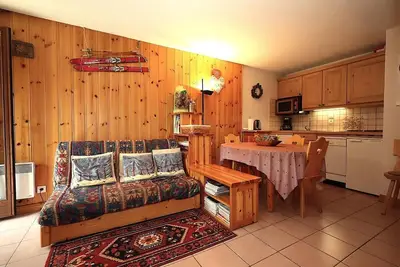 Image de 1er étage, balcon, parking, télévision, 37m², Les Houches