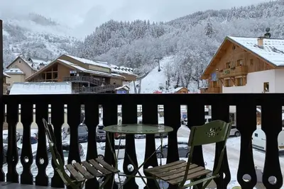 Image de Centre station, 2ème étage, balcon, télévision, casier à ski, 30m², Valloire