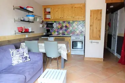 Image de 2ème étage, balcon, télévision, casier à ski, 34m², Pralognan-la-Vanoise