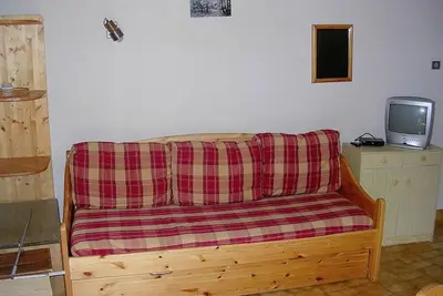 Image de 200m du centre station, 1er étage, balcon, télévision, casier à ski, 30m², Champagny-en-Vanoise