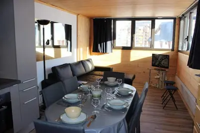 Image de 200m du centre station, 5ème étage, télévision, 45m², Val Thorens