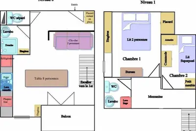Image de 300m du centre station, 2ème étage, casier à ski, 47m², Aussois