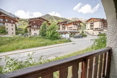 Image de À 150m des pistes de ski, Rez-de-chaussée, balcon, télévision, casier à ski, 21m², Aussois