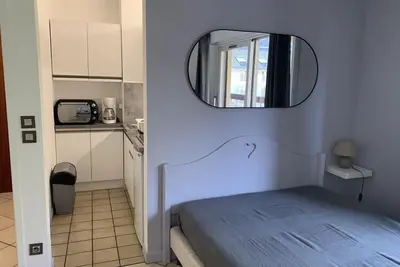 Image de 150m du centre station, 1er étage, balcon, télévision, 26m², Brides Les Bains