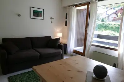 Image de Rez-de-chaussée, balcon, parking, télévision, casier à ski, 20m², Valloire
